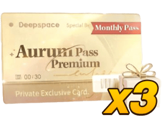 Aurum Pass x 3