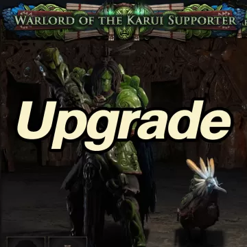แพ็คสนับสนุน Warlord of the Karui upgrade